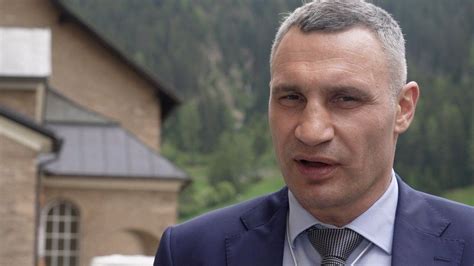 Kyiv Mayor Vitali Klitschko Says Back Ukraine Despite Economic Pain