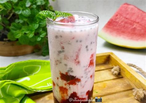 Resep Semangka Creamy 715 Oleh Ati Agus Sapto Mom S Firza Cookpad