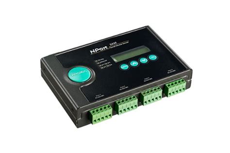 NPort 5430 - Moxa NPort 5430 4-port RS-232/422/485 serial device servers