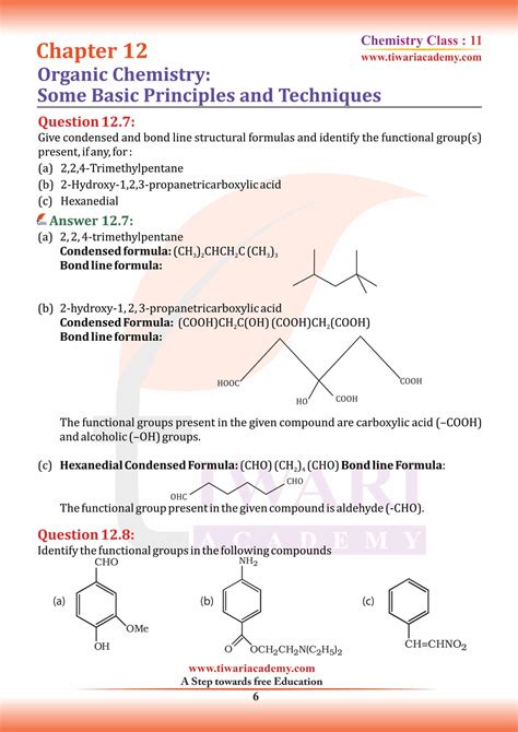 Ncert Solutions For Class 11 Chemistry Chapter 12 Organic Chemistry