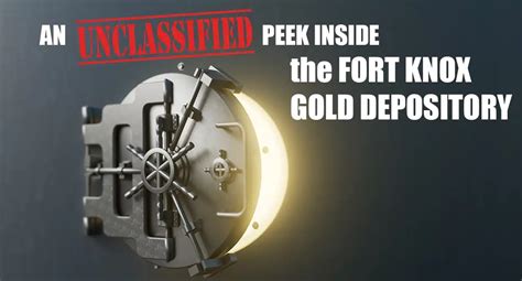 An Unclassified Peek Inside Fort Knox Gold Depository | CoinWeek