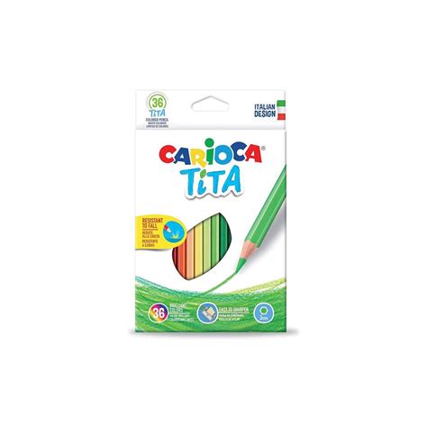 Compra Lapices De Colores Carioca Tita Hexagonal 12 Unidades Colores