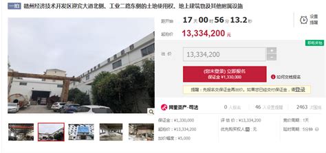 1333万元起！经开区一宗土地使用权及厂房即将法拍！ 资讯中心 9ihome新赣州房产网