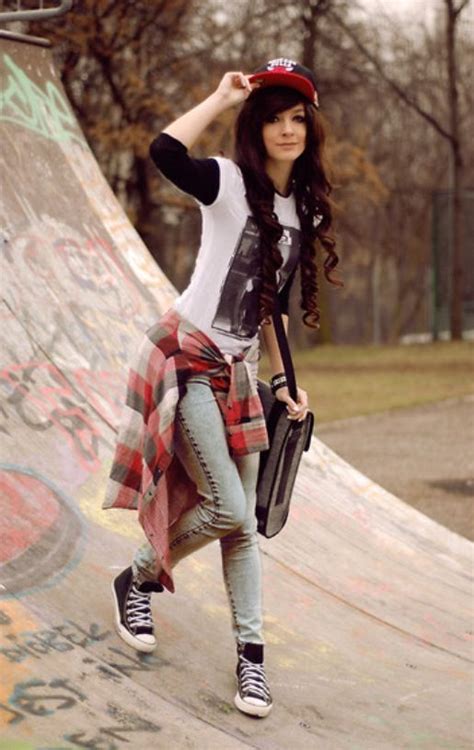 Looks Para Chicas A Las Que Les Gusta El Skateboard Es La Moda