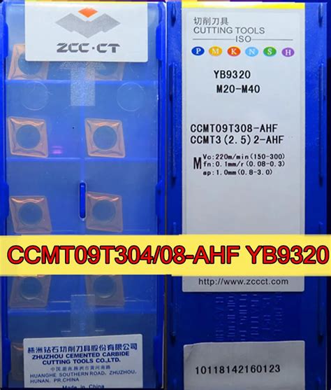 CCMT09T304 08 AHF YB9320 10pcs 50pcs 100pcs ZCC CT YB9320 Processing