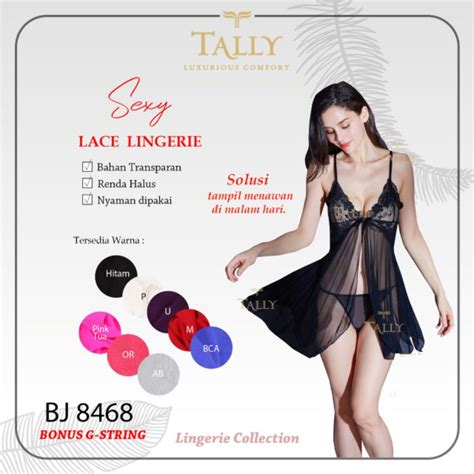 Jual Tally Baju Tidur Lingerie I Free Size Bahan Lace Brokat