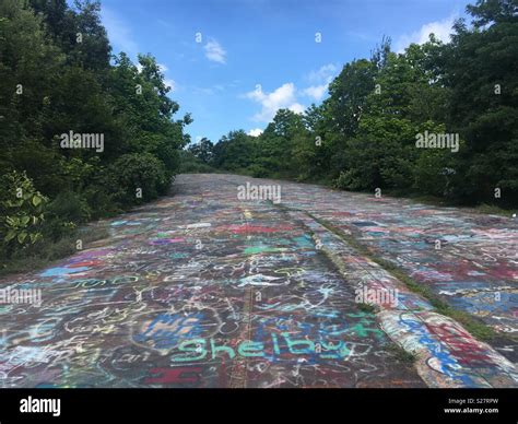 Graffiti Highway in Centralia, PA Stock Photo - Alamy