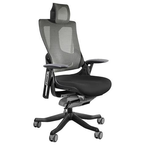 Ergonomiczny fotel biurowy Wau 2 zdrowy kręgosłup W 709 B BL418 NW41