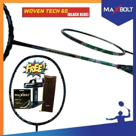 Jual Raket Badminton Original Maxbolt Woven Tech Wt Wt Shopee