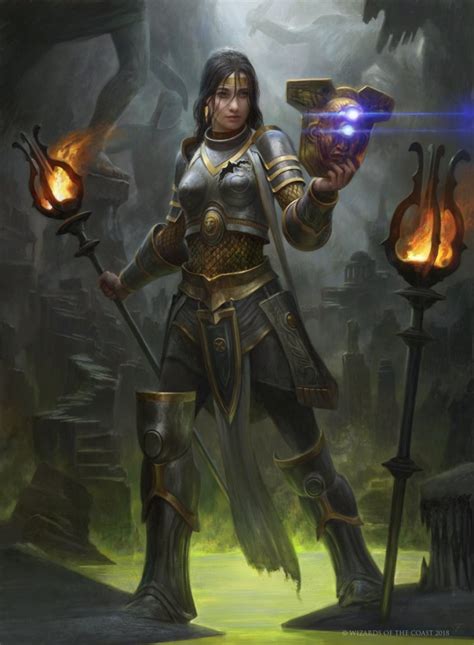 Elspeth Knight Errant Mythic Edition MtG Art From Guilds Of Ravnica