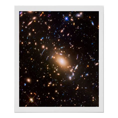 Hubble Frontier Fields Poster Zazzle Hubble Extreme Deep Field