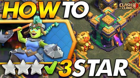 How To Star Goblin Champion Challenge Clash Of Clans Youtube