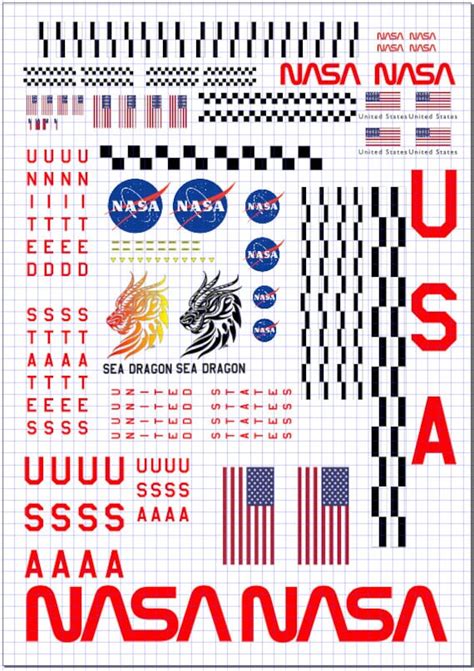 Nasa Experimental Aircraft Decals