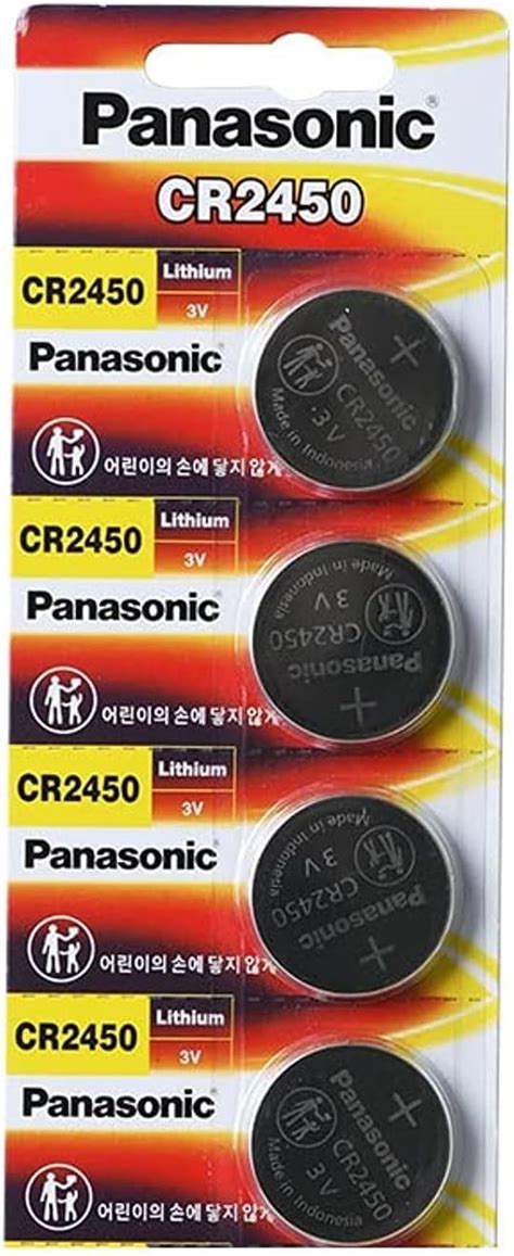 Two 2 X Duracell CR2450 Lithium Coin Cell Battery 3v Blister Packed