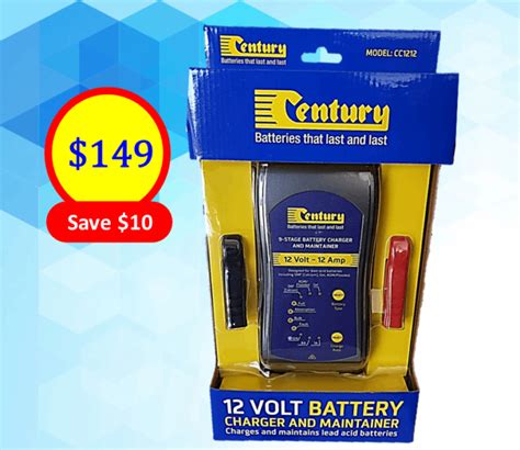 Century 12 Volt 200 Amp Battery Charger