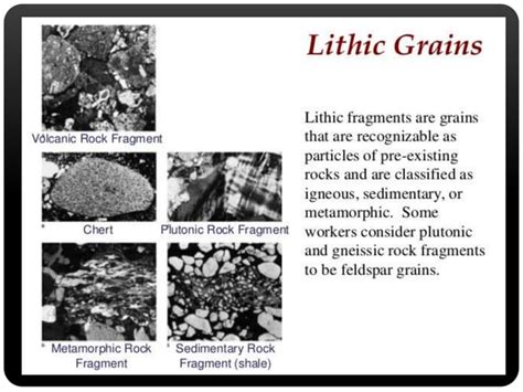 A Gross Picture Gallery And Overview On Lithic Fragments Ppt