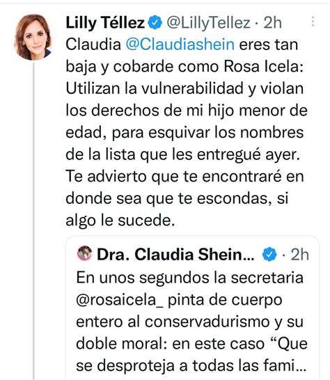 Mauricio Mgl On Twitter Rt Makdavicho Ahora Amenaza A La Jefa