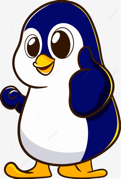 Pingüino Animal De Dibujos Animados Vector PNG Dibujos Animados