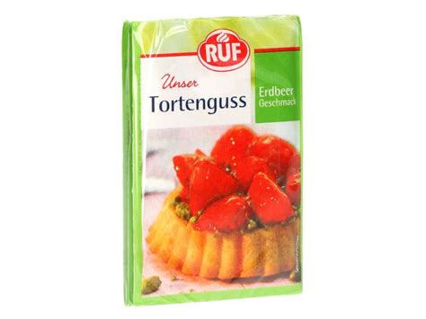 Ruf Tortenguss Erdbeer Er Pack X G Backzutaten Backfun