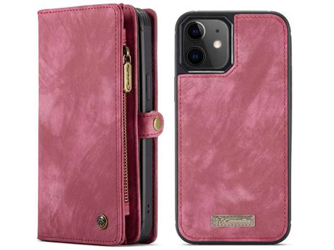 Caseme Portemonnee Case In Iphone Mini Hoesje Rood