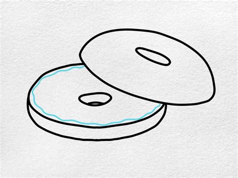 Bagel Drawing - HelloArtsy