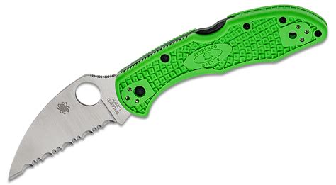 Spyderco Salt 2 Folding Knife 3 Lc200n Wharncliffe Serrated Blade