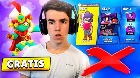 NO VAMOS A TENER LAS RECOMPENSAS DIARIAS GRATIS De BRAWL STARS YouTube