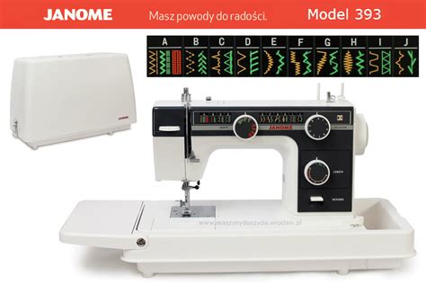 Janome 393 - maszyna mechaniczna - sprzedaż maszyn do szycia - Dousa ...