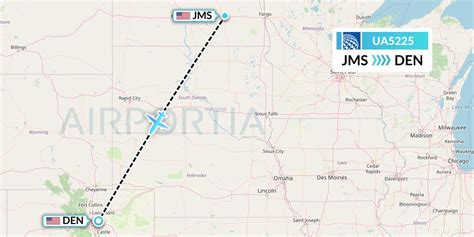 UA5225 Flight Status United Airlines Jamestown To Denver UAL5225