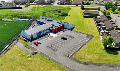 Aerial Photo Of 3g Stadium Pitch At Larne Academy Of Sport Club Co ...