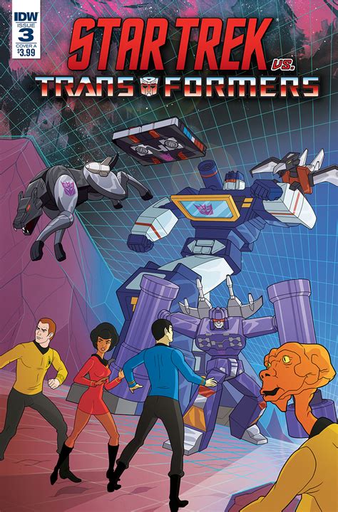 Idw Star Trek Vs Transformers 3 Cover A By Philip Murphy