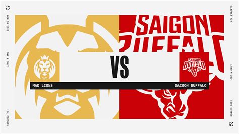 MAD LIONS VS SAIGON BUFFALO PLAY IN 5 MAPA 3 WORLDS 2022