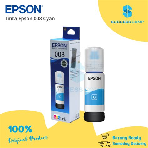 Jual Tinta Epson Cyan Original L L L Shopee Indonesia