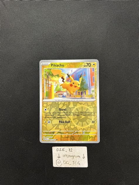 Pokemon Paldea Evolved Pikachu 062 193 Reverse Holo M NM EBay