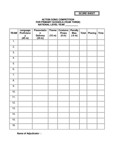 Action Song Rules Guidelines And Adjudication Forms 30 Nov 2011