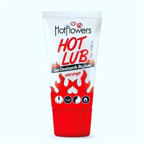 HOT LUB GEL DESLIZANTE BEIJÁVEL MORANGO 25G HOT FLOWERS Shopee Brasil
