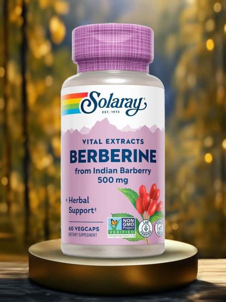 Berberine 500 mg Берберин 60 капсул купить с доставкой по выгодным