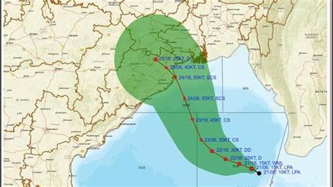 Wb Odisha On Alert Dana To Make Landfall As Severe Cyclone Between