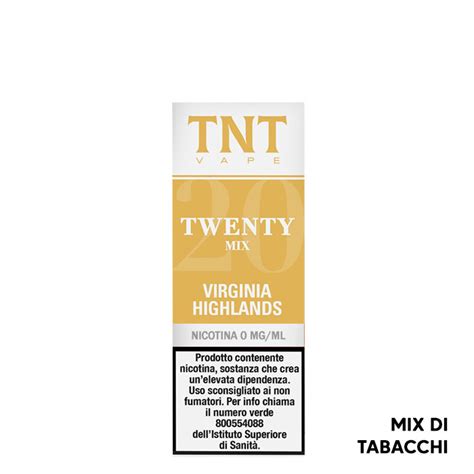 Virginia Highlands Twenty Tnt Vape Liquido Pronto 10ml TiSvapo It