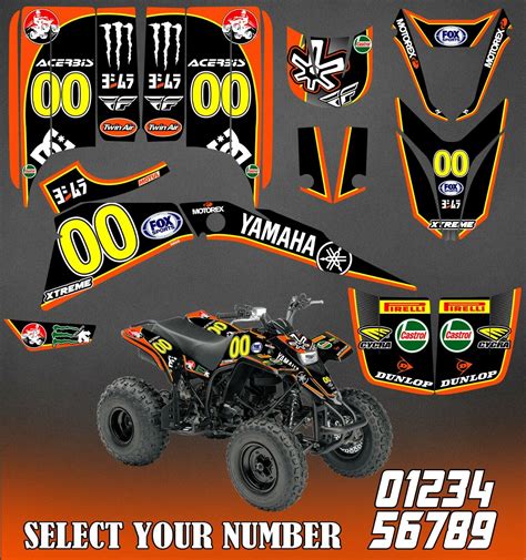 Yamaha Blaster Yfs 200 Yfs200 Decals Graphics Stickers Full Kit Atv