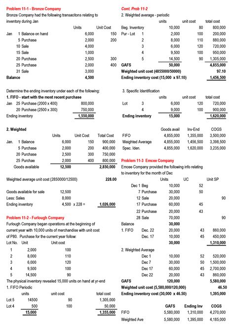 Problem Solutions Chap 11 Intermediate Accounting By Valix Bronze