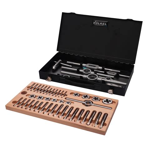 Набор метчиков и плашек Volkel M3-M12 HSS-G 49пр 48003 купить в СПб ...