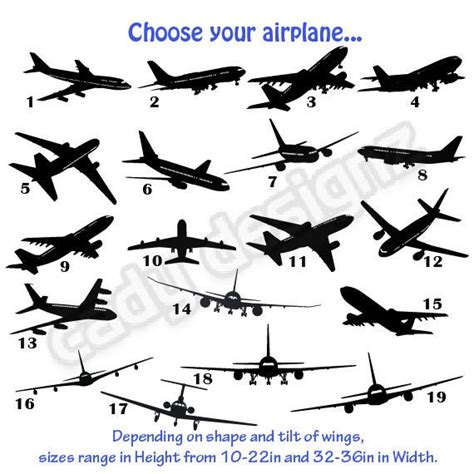 Airplane Vinyl Wall Decals Airplanes Nursery by Studio378Decals