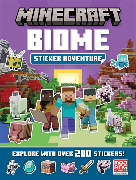 Minecraft Biome Adventure Sticker Book Mojang AB Amazon In Books