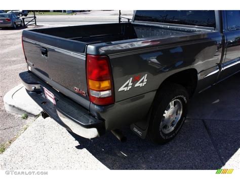 2001 Storm Gray Metallic Gmc Sierra 1500 Sle Extended Cab 4x4 37321939 Photo 18