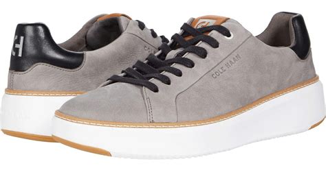 Cole Haan Leather Grandpro Topspin Sneaker in Gray for Men | Lyst