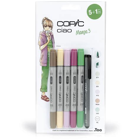 Markery Copic Ciao Multiliner Manga Set