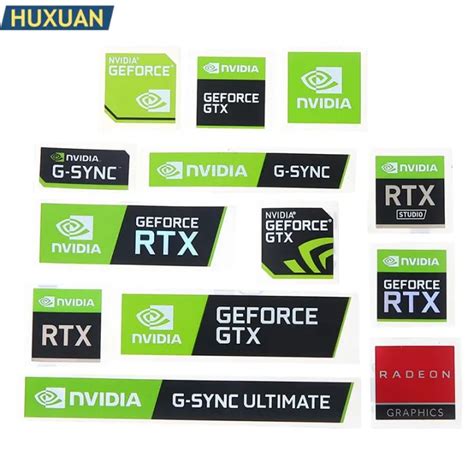 Hot K สติ๊กเกอร์ตกแต่งติดฉลากบนโต๊ะแล็ปท็อป Nvidia Gtx Geforce 5ชิ้น