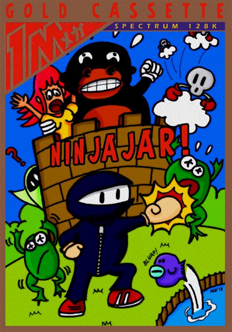 Ninjajar 2014 ZX Spectrum Box Cover Art MobyGames