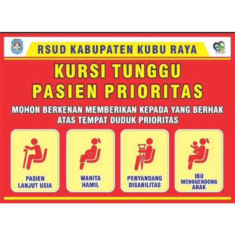 Jual Stiker Kursi Prioritas Dengan Nama Instansi Vynil 32cm X 23cm